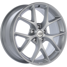 BBS SR 18 X 8 +32 5 X 120 PFS SILVER