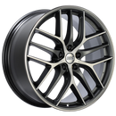 BBS CC-R 19x9 5x120 ET26 Satin Graphite Diamond Cut Polished Rim Protector Wheel -82mm PFS Required-1