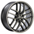 BBS CC-R 19x9 5x120 ET48 Satin Graphite Diamond Cut Polished Rim Protector Wheel -82mm PFS Required-1