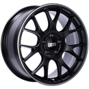 BBS CH-R 19x9.5 5x112 ET35 Satin Black Polished Rim Protector Wheel -82mm PFS/Clip Required-1