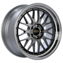 BBS LM 19x10 5x112 ET50 Diamond Black Center / Diamond Cut Lip Wheel 66.5CB-1
