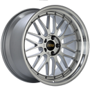 BBS LM 20x8.5 5x112 ET38 Diamond Silver Center Diamond Cut Lip Wheel -82mm PFS/Clip Required-1