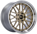 BBS LM 20x9 5x114.3 ET28 PFS Gold Center Diamond Cut Lip Wheel - 82mm PFS Required-1