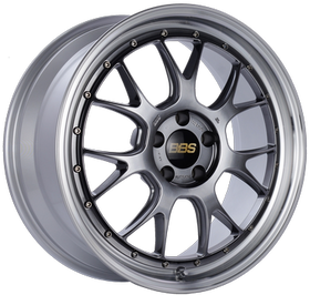 BBS LM-R 20x9.5 5x120 ET23 Diamond Black Center / Diamond Cut Lip Wheel -82mm PFS/Clip Required