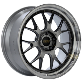 BBS LM-R 19x8.5 5x120 ET32 Diamond Black Center Diamond Cut Lip Wheel -82mm PFS/Clip Required