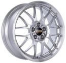 BBS RS-GT 18x8 5x120 ET35 CB72.5 Diamond Silver Center Diamond-Cut Rim Wheel - PFS/Clip Req-1