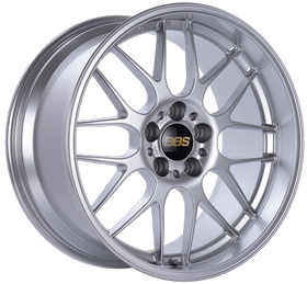 BBS RG-R 19x8.5 5x114.3 ET18 Sport Silver Polished Lip Wheel -82mm PFS/Clip Required