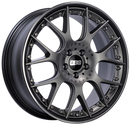 BBS CH-RII 22x10.5 5x112 ET20 Satin Platinum Center Black Lip SS Rim Protector Wheel - 82mm PFS Req.-1