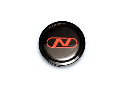 Wheel Center Cap - (N) Black / Red