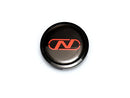 Wheel Center Cap - (N) Black / Red-1