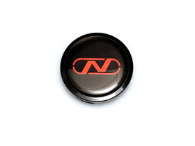 Wheel Center Cap - (N) Black / Red