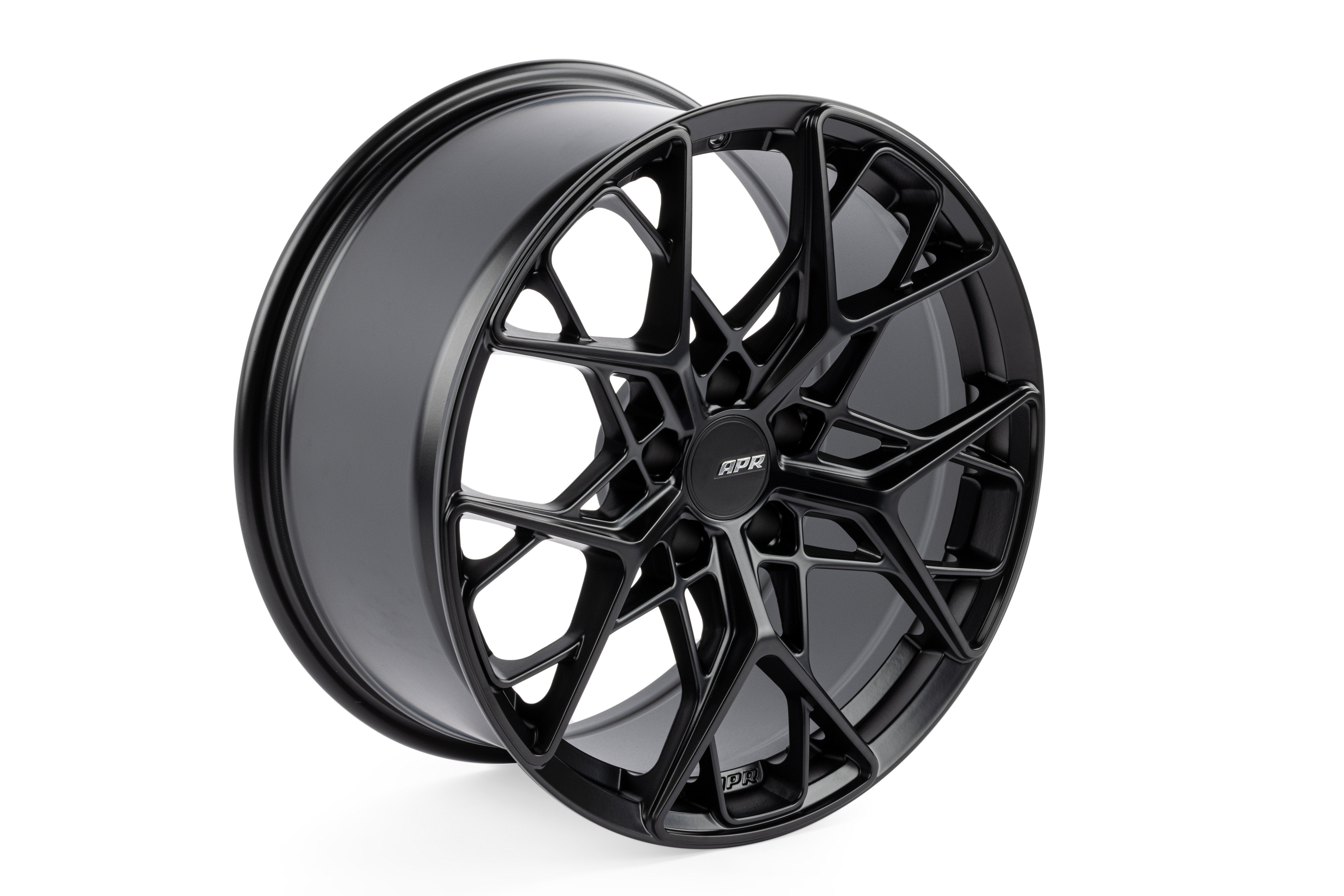 APR A02 FLOW FORMED WHEELS (19X8.5) (SATIN BLACK) (1 WHEEL)