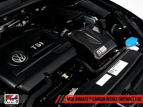 AWE AirGate™ Carbon Intake for Audi / VW MQB (1.8T / 2.0T) - Without Lid - 0