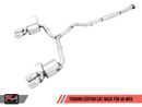 AWE Touring Edition Exhaust for 2015+ VA WRX Sedan - Chrome Silver Quad Tips (102mm)-7