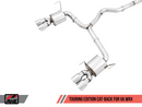AWE Touring Edition Exhaust for 2015+ VA WRX Sedan - Chrome Silver Quad Tips (102mm)-5
