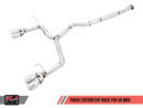 AWE Track Edition Exhaust for VA / GV WRX / STI Sedan - Chrome Silver Quad Tips (102mm)-2
