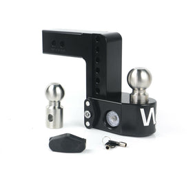 Weigh Safe 6in Drop Hitch w/Built-in Scale & 2.5in Shank (10K/22K GTWR) w/WS05 - Steel