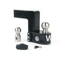 Weigh Safe 4in Drop Hitch w/Built-in Scale & 2in Shank (8K/12.5K GTWR) w/WS05 - Black Cerakote-1