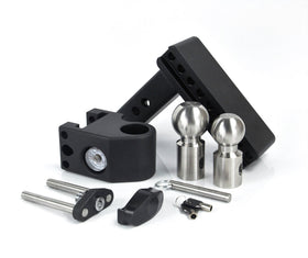 Weigh Safe 6in Drop Hitch w/Built-in Scale & 2.5in Shank (10K/22K GTWR) - Steel - 0