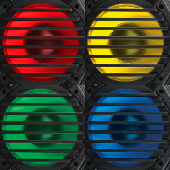 Boss Audio Systems ATV Bluetooth Sound System w/ 8in Amplified RGB Speakers