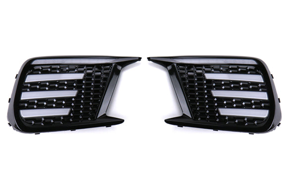 OLM Clear Tri Bar Fog Light Bezel - 2018 WRX 2018 STI