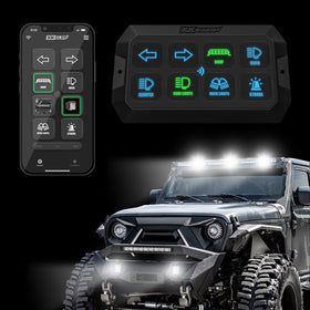 XK Glow XKcommand Bluetooth Switch Panel for Lights 12V Accessory Offroad
