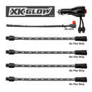 XK Glow Single Color XKGLOW UnderglowLED Accent Light Car/Truck Kit White - 4x8In-2