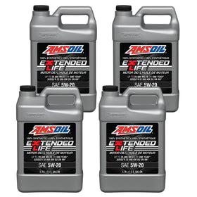 AMSOIL Extended-Life 5W-20 100% Synthetic Motor Oil Case of 4