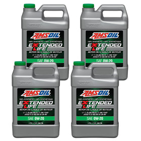 AMSOIL Extended-Life 0W-20 100% Synthetic Motor Oil Case of 4