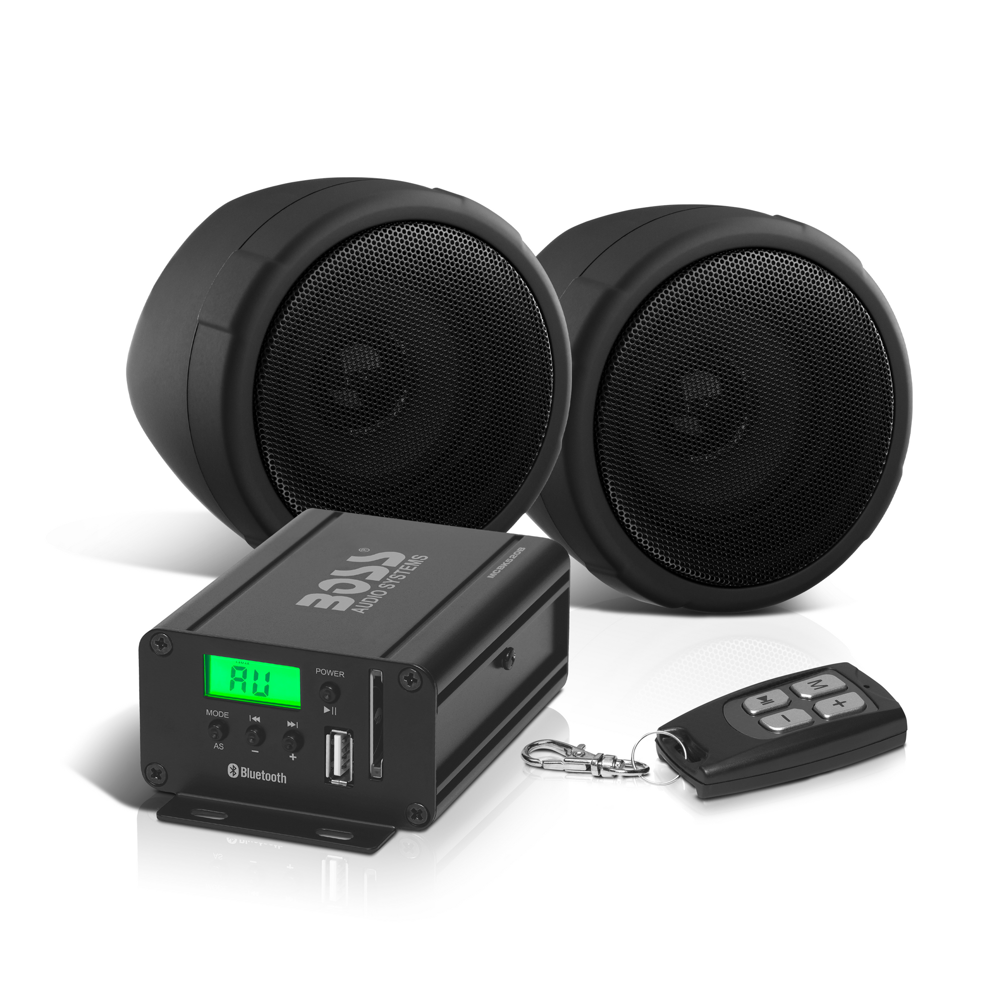Boss Audio Systems Motorcycle Speakers and Amplifier Audio Sound System - 0