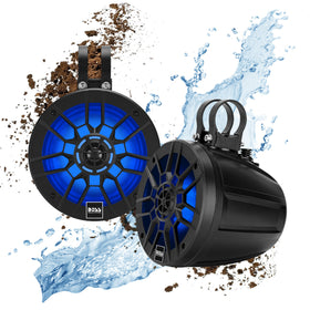 Boss Audio Systems ATV UTV Marine Roll Cage Waketower Speaker Pods