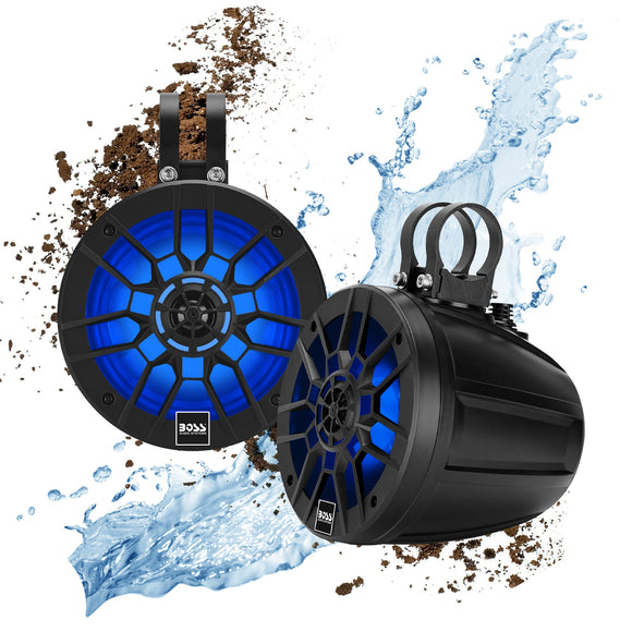 Boss Audio Systems ATV UTV Marine Roll Cage Waketower Speaker Pods