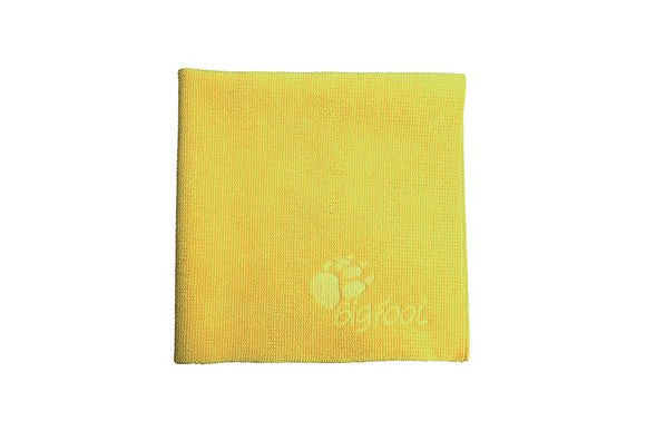 RUPES D-A System Microfiber Towel, yellow, 16"x16" terry weave, 230gsm, 70% poly