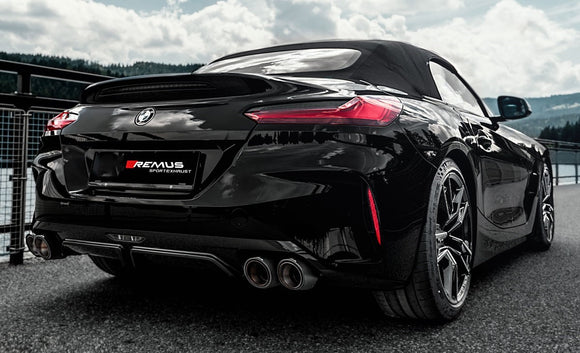 Remus 2018 BMW Z4 M40I Roadster 3.0L Turbo (w/GPF) Axle Back Exhaust w/Carbon Tail Pipe Set