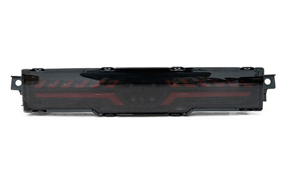 OLM V2 F1 Rear Fog Light (Smoke Lens Black Base Red Bar) - 2022 BRZ GR86