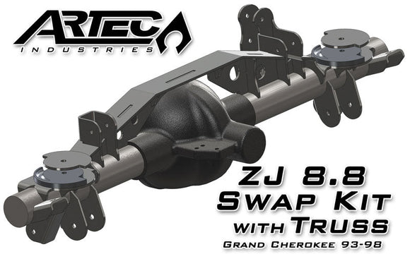 Artec Industries 1993-1998 Jeep Grand Cherokee 8.8 Swap Kit With Truss For Grand Cherokee (93-98)
