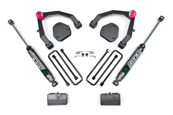 Zone Offroad 07-13 Chevy 1500 2WD 3.5in UCA System