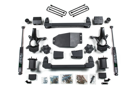 Zone Offroad 07-13 Chevy 1500 6.5in Lift System - Fox