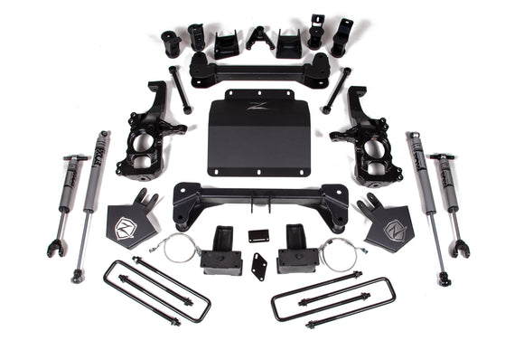 Zone Offroad 2020 Chevy/GMC 2500HD 5in Suspension System W/O Overload Suspension System