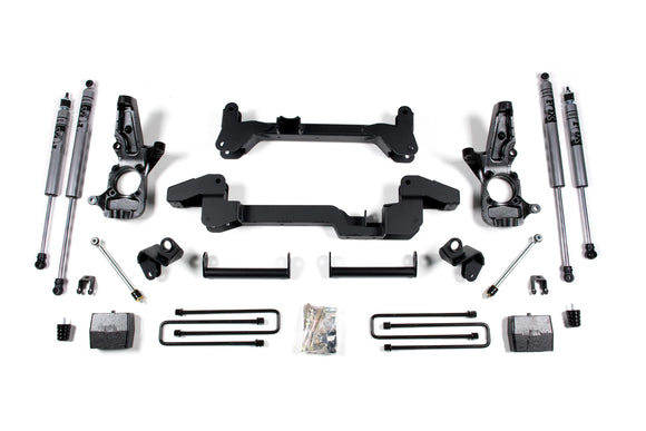 Zone Offroad 01-10 GM C2500 HD 6in Suspension Lift - Fox