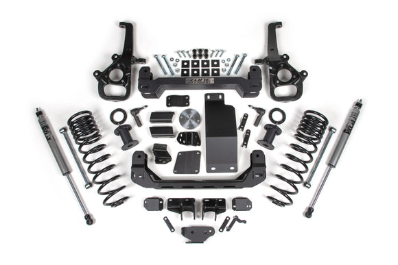 Zone Offroad 2025 Ram 1500 4WD 6in Front 5in Rear Susp. Lift System - Std Bore - Fox Adv Rear Shocks