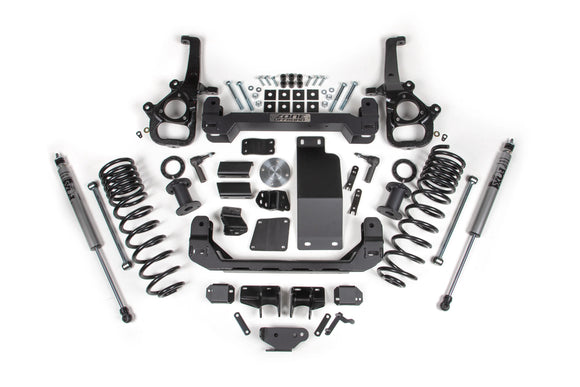 Zone Offroad 2025 Ram 1500 4WD 6in Front 5in Rear Susp. Lift System - Lrg Bore - Fox Adv Rear Shocks