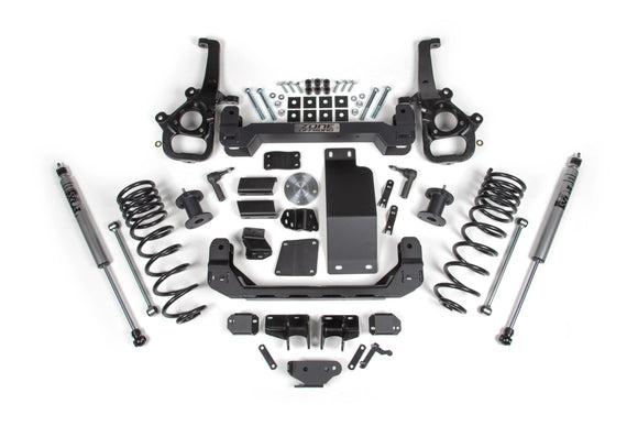 Zone Offroad 2025 Ram 1500 4WD 4in Front 3in Rear Susp. Lift System - Std Bore - Fox Adv Rear Shocks