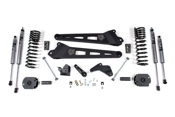 Zone Offroad 4.5 Inch Lift Kit W/ Radius Arm | Ram 2500 (14-18) 4WD | Diesel Fox Shocks