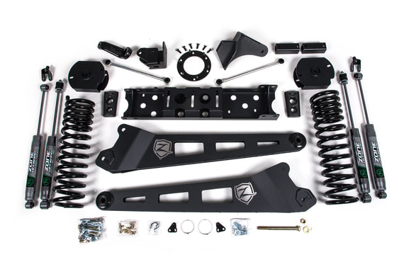 Zone Offroad 2019 Ram 2500 4.5in Radius Arm Diesel - 6-Bolt T-Case - Nitro Shocks