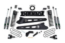 Zone Offroad 2019 Ram 3500 4.5in Radius Arm 2in Rear Block w/o Overload 6-Bolt T-Case - Nitro Shocks-1