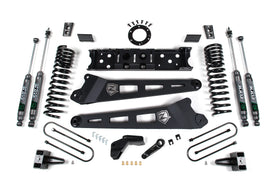 Zone Offroad 2019 Ram 3500 4.5in Radius Arm 2in Rear Block w/o Overload 8-Bolt T-Case - Nitro Shocks