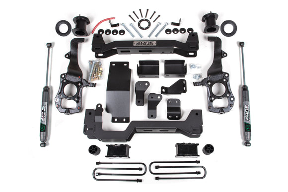 Zone Offroad 21-23 Ford F150 Tremor 4wd 5in. Suspension Lift Kit - 3in. Rear - Block - Spacer Front