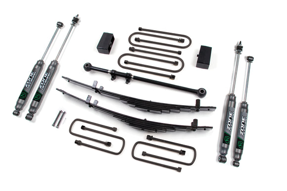 Zone Offroad 00-05 Ford Excursion 4in Suspension Kit