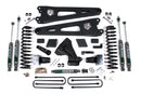 Zone Offroad 23-24 Ford F250/F350 4WD 7in Radius Arm Susp. Lift Kit - 4.5in Rear - Block - Nitro-1